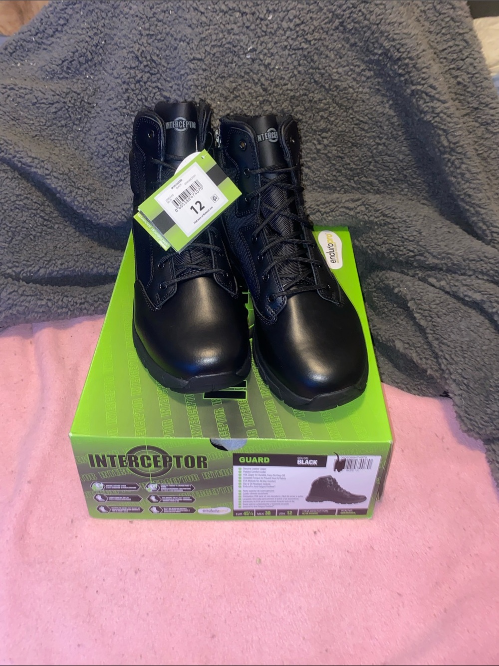 Interceptor Guard Men's Tactical Boots - Black